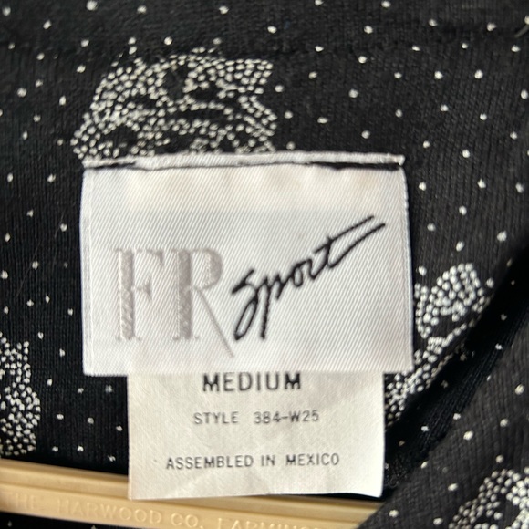 FR Sport vintage padded shoulder button down shirt - Picture 2 of 4